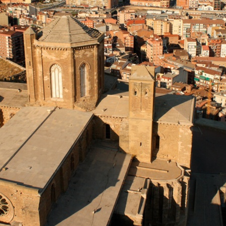 Panoramablick auf Lleida (Katalonien)