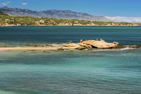 Morro de Gos beach in El Perelló (Tarragona, Catalonia)