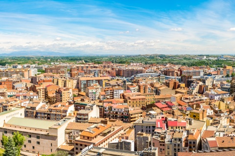 Veduta di Lleida, Catalogna