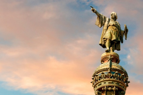 Monumento a Colombo. Barcelona