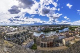 Veduta generale di Tortosa, Tarragona (Catalogna)