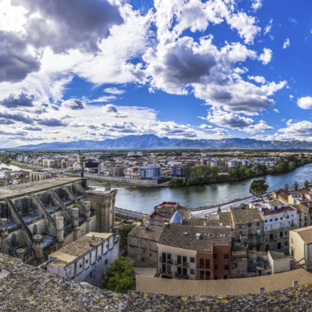 Vista general de Tortosa, Tarragona (Cataluña)