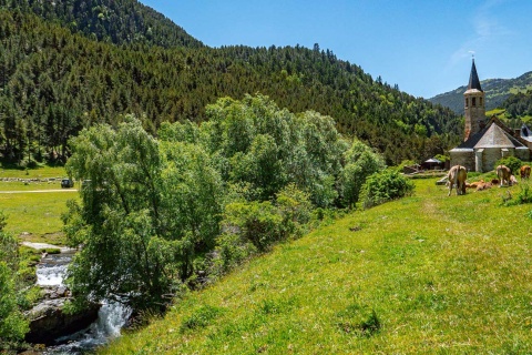 Montgarri Sanctuary. Val d'Aran Biosphere Reserve