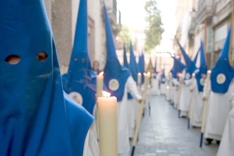 Laienbrüder bei der Karwoche in Almería