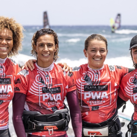 Windsurfers of the Grand Slam Tenerife El Médano 2025