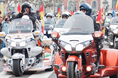 Pingüinos. Concentración Motorista Invernal Internacional