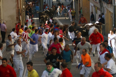 Lâchers de taureaux à Cuellar