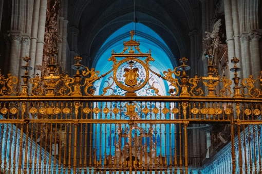 Ein Moment des „Lumina Catedral de Toledo“-Spektakels.