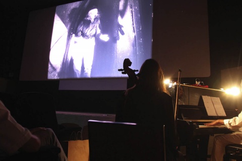 Film concert session of the film The Golem at the Jove International Film Festival