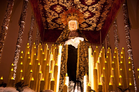 Talla de la Virgen Dolorosa de la Semana Santa Calagurritana (Calahorra, La Rioja)