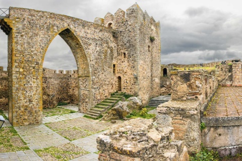 Castillo de Luna, en Alburquerque (Badajoz, Extermadura)