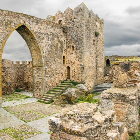 Château de Luna à Alburquerque (province de Badajoz, Estrémadure)