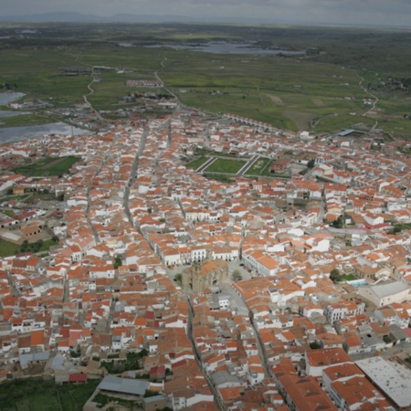 Veduta aerea di Arroyo de la Luz