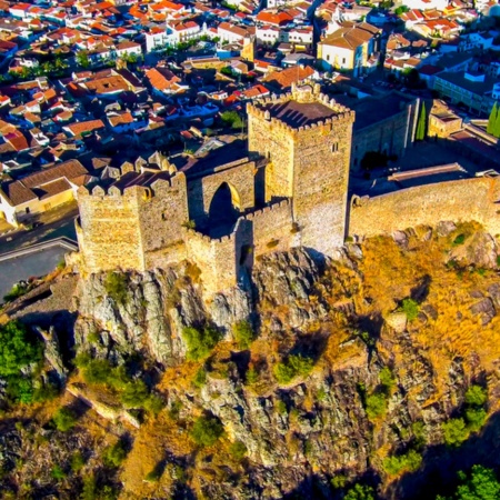 Castillo de Luna en Alburquerque. Badajoz.