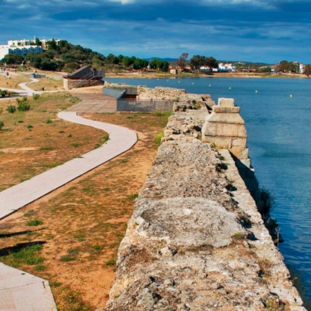 Embalse Romano de Proserpina. Mérida. Extremadura.