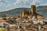Veduta generale di Hervás, a Cáceres (Estremadura)
