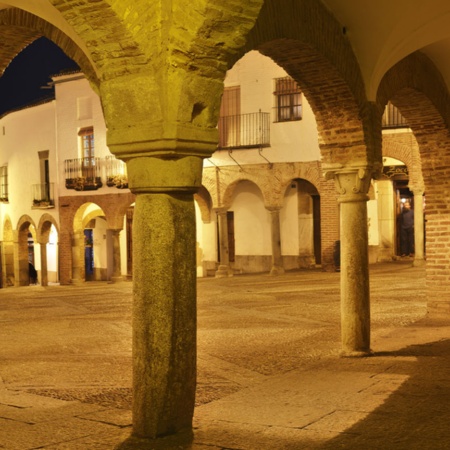 Plaza Chica in Zafra (Badajoz, Extremadura)