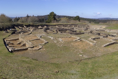 Il sito Castro de Vidalonga, a Castro de Rei (Lugo, Galizia)