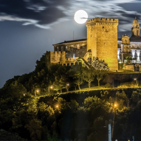 Monforte de Lemos Castle in Lugo (Galicia)