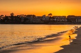 Panoramica di Sanxenxo (Pontevedra, Galizia)