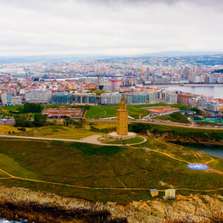 View of A Coruña