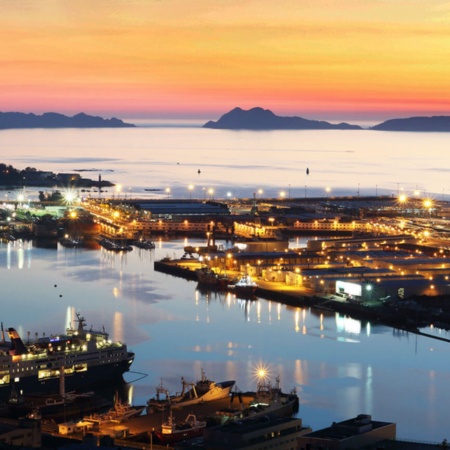 Porto di Vigo (Pontevedra, Galizia)