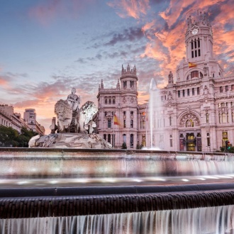 Praça de Cibeles. Madri