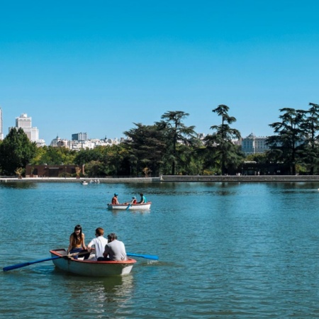 Lago da Casa de Campo de Madri