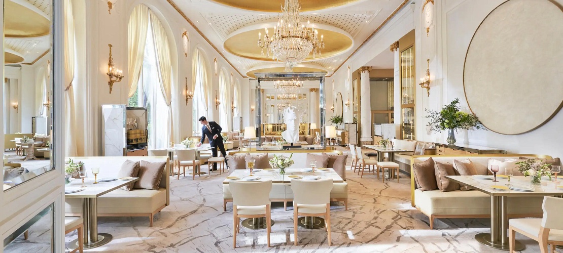 Vue du restaurant Deessa au Mandarin Oriental Ritz de Madrid