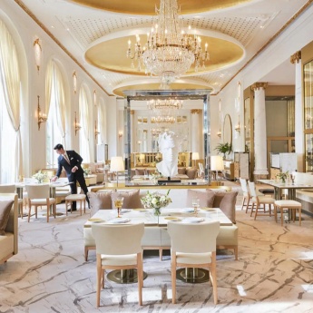 Vue du restaurant Deessa au Mandarin Oriental Ritz de Madrid