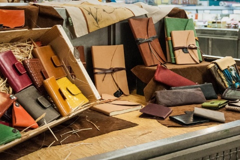 Stand „Maniobras Reciclantes“. Markthalle San Fernando. Madrid