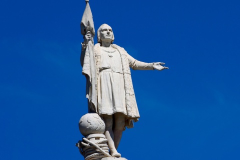 Monument to Columbus. Plaza de Colón. Madrid