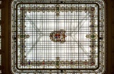 Vetrata superiore del patio centrale. Museo Geominerario