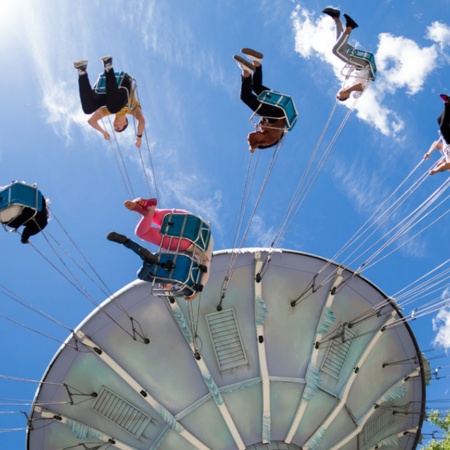 Attraction au Parc Warner de Madrid