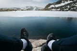 Laguna de Peñalara in the Guadarrama National Park, Madrid