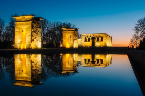 Temple de Debod dans le parc de l