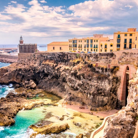 Aerial view of Melilla