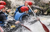 Rafting in der Wassersportstation Estación Náutica Subbética