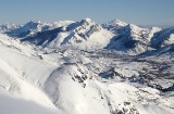 Villamanin im Winter. Alto del Bernesga