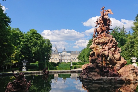 Fuente en la Granja de San Ildefonso