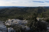 Vue panoramique depuis le parc naturel du Garraf à Barcelone