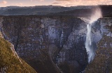 Wasserfall am Fluss Nervión