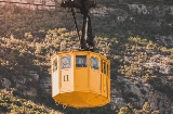 Seilbahn am Berg Montserrat