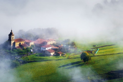 Vale de Aramaio em Álava, País Basco