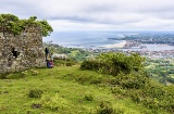 Vue panoramique d’Irún (province de Guipuscoa, Pays basque)