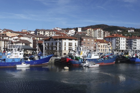 Hafen von Orio, Gipuzkoa (Baskenland)