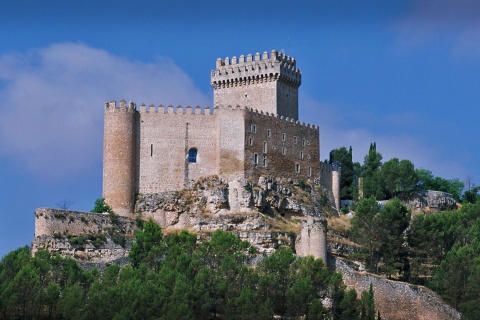 Veduta esterna del Parador de Alarcón