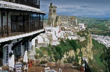 Vedute dalla terrazza esterna del Parador de Arcos de la Frontera