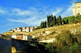 Vue de l'extérieur et des environs du Parador de Ciudad Rodrigo
