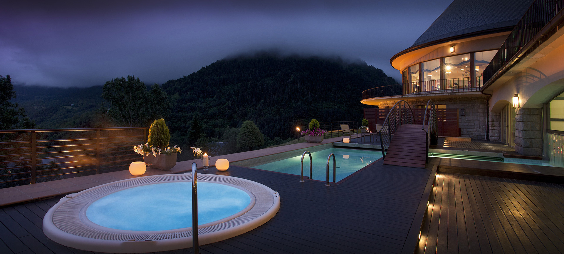 Parador de Vielha, widok na Spa & Wellness Parador de Vielha, widok na Spa & Wellness